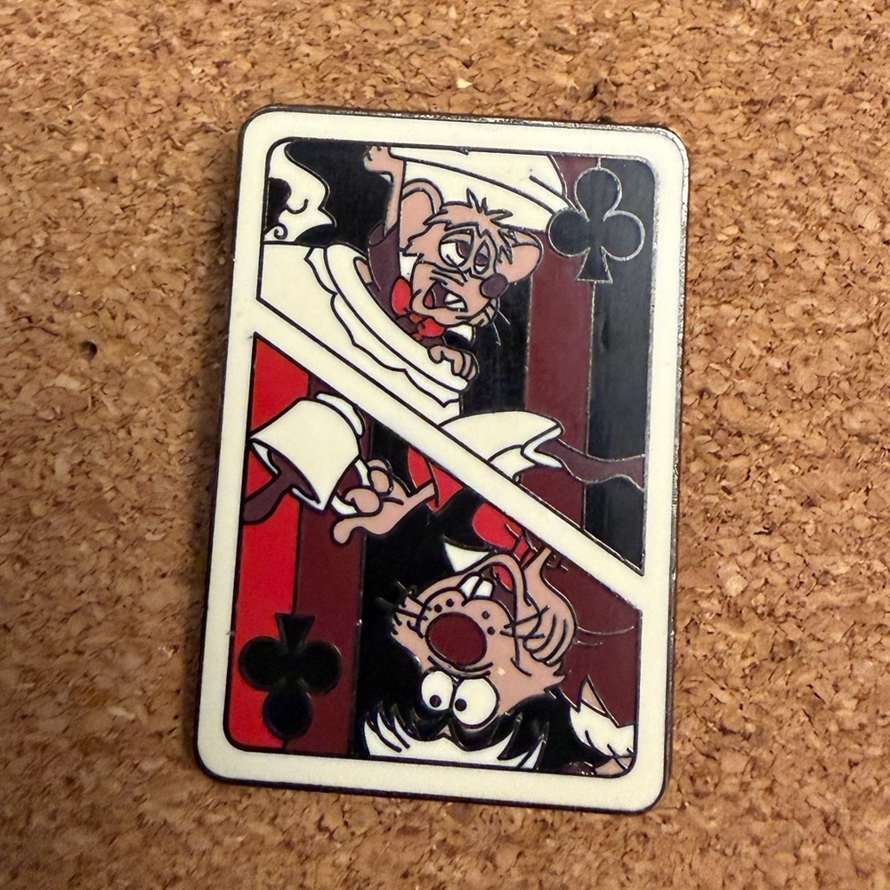 Authentic Disney Alice in Wonderland Playing Card Pin Limited Edition of 200